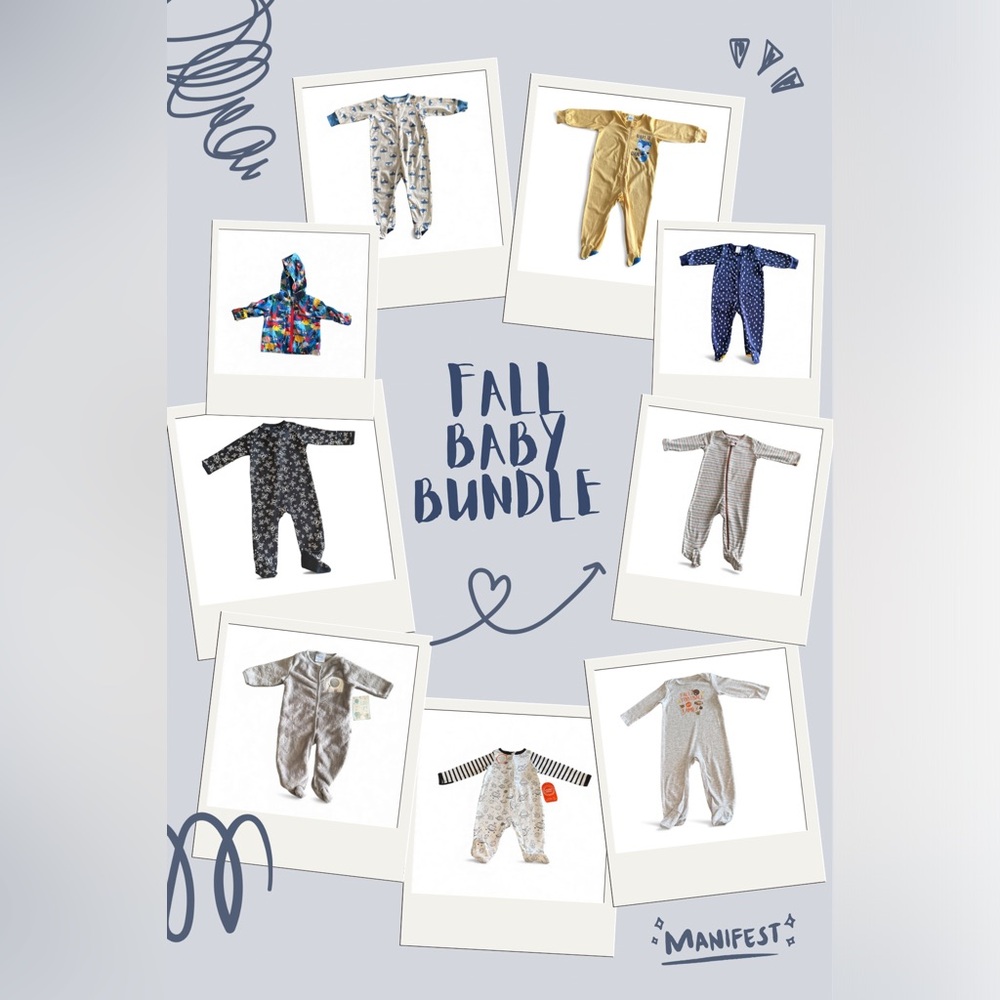 🍁 Fall Baby Bundle — Cozy Sleepers & Outfits | Mix & Match Leaf Listings